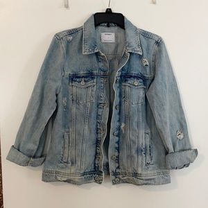 NEW Old Navy Distressed Jean Jacket